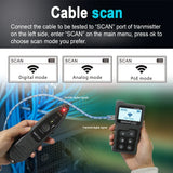 NOYAFA NF-8209 Network Cable Tracker & Tester – LAN Wiremap, Length Measurement, PoE & LCD Display Tool