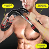 Adjustable Twister Arm Exerciser – Chest Expander & Forearm Trainer with Foam Handle | Portable Home Workout Equipment