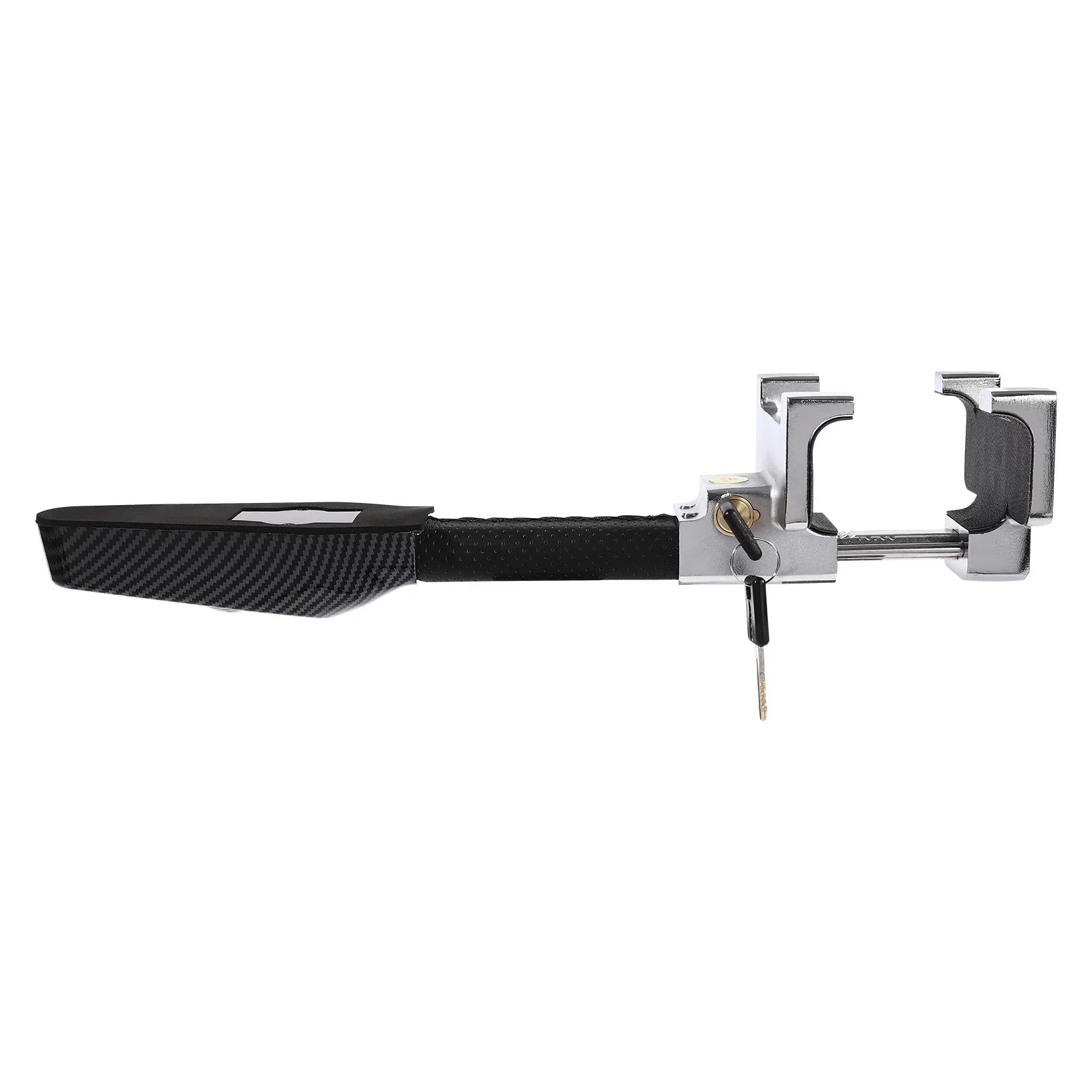 Heavy Duty Steering Wheel Lock with Alarm – Anti-Theft Car Security Device with Escape Tool