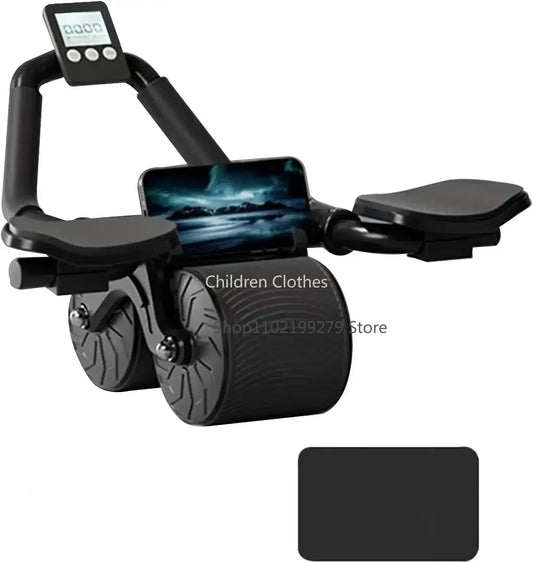 AB Roller Wheel Automatic Rebound Abdominal Muscle Training Push-up Abdominal Roll Elbow Flat Plate Home Fitness Exercise
