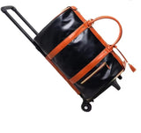 Carry On Duffel Bag for Travel Garment Suitcase for Dress Suit Convertible Rolling Weekender Flight Bag Garment Bags with Wheels